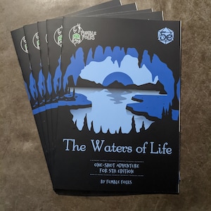 The Waters of Life D&D 5e Nível 3 Aventura One-Shot (PDF físico e digital)