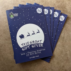 The Great Gift Giver: A Festive D&D 5e Level 5 Adventure (Physical and Digital PDF)