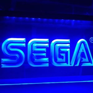 Panneau Lumineux SEGA Led Enseigne Neon Lampe cadeau 30x20cm ou 40x30cm, 8 couleurs disponibles,lamp,cadeau, cadeau de noël, noel.