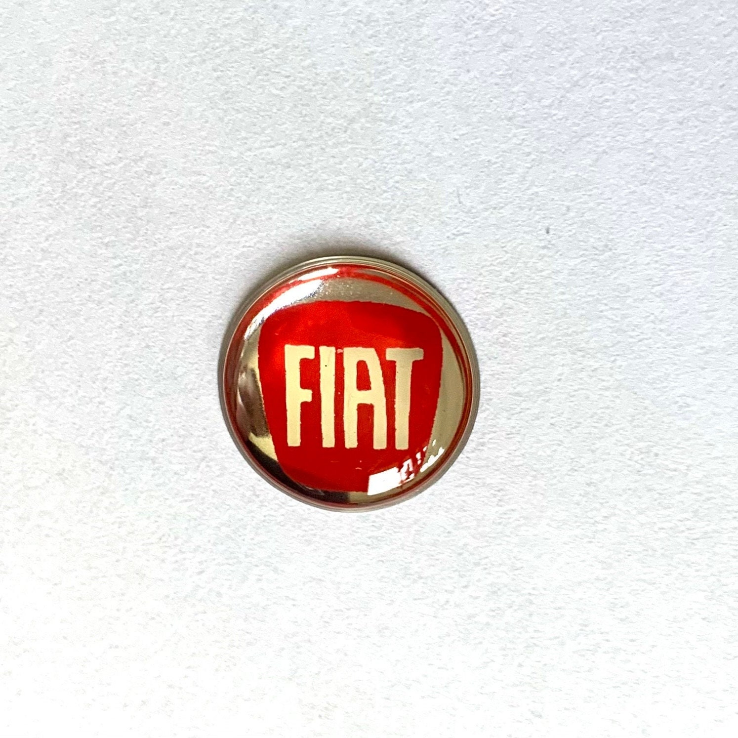 Fiat 500 Logo Silver Sticker Adhesive Badge Emblem Decal For Punto