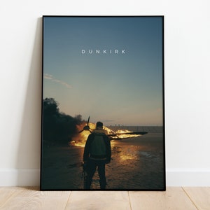 Dunkirk Minimalist Poster | Movie Print | Christopher Nolan | Movie Wall Art
