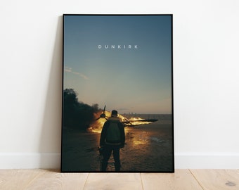 Dunkirk Minimalist Poster | Movie Print | Christopher Nolan | Movie Wall Art