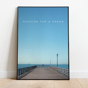 Requiem For A Dream Minimalist Poster | Movie Print, Movie Wall Art