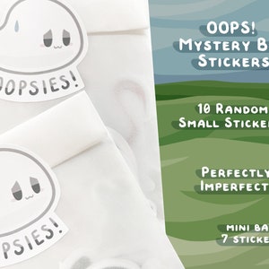 oops! pequena bolsa misteriosa - preços com desconto! | papel de carta kawaii fofo - planejador, diário com marcadores, laptop - bolsa surpresa - adesivo bgrade