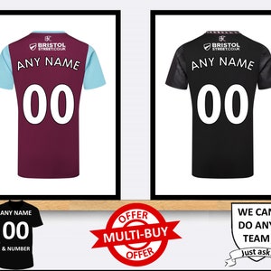 Personalisierte Burnley Football Shirt Druck Wandkunst Poster Benutzerdefinierte Wohnkultur Geschenkidee Jeder Name Anzahl Drucke