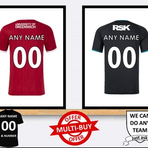 Personalised Charlton Athletic Football Shirt Print Wall Art Poster Custom Home Decor Gift Idea Any Name Number Prints