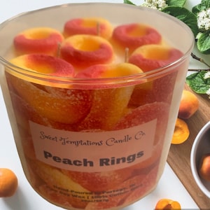 Peach Ring Scented Candle