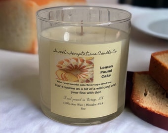 Lemon Pound Cake scented candle