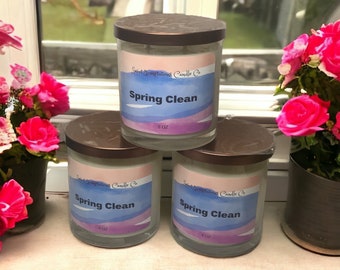Clean Scented Spring Candle