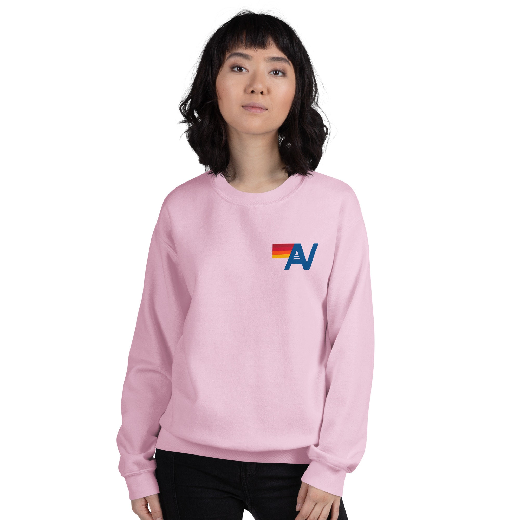 Preppy Pink Aviator Nation Sweatshirt Dupe