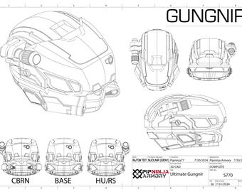 Ultimate Gungnir Helmet - 3D Print Files