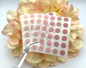 Klebepunkte - Washi Tape Sticker - Punkte - Rot und Rosa