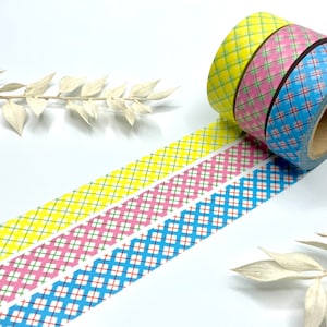 Washi Tapes von Folia - Karo / Rauten - 10 Meter pro Rolle