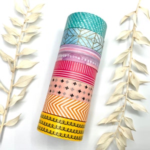 Washi Tape *ganze Rollen* aus Amerika - Pastellfarben - Muster - Aquarelloptik - 1,5 cm