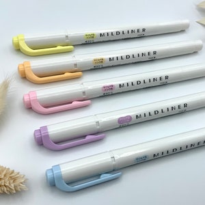 Zebra Mildliner - Doppelseitige Textmarker - Pastell Farben