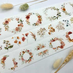 Washi Tape Sticker - Blumen - Kränze - Watercolor - The Washi Tape Shop - Autumn Bouquet