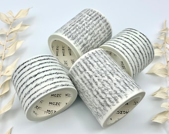 Washi Tapes ganze Rollen - breit - Schrift / Vintage