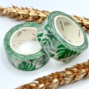 Washi Tape - Blätter - Pflanzen - Monstera