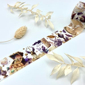 Washi Tape Samples - Spooky Objekte - Spiegel - Schatzkiste - Fee - Magie