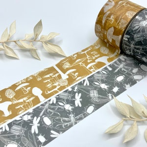 Washi Tape Samples - Pilze - Käfer - Wald