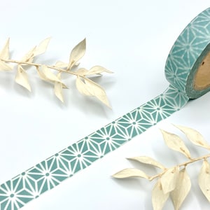 Washi Tapes von Folia - Blaues Muster - Geometrisch - 10 Meter pro Rolle