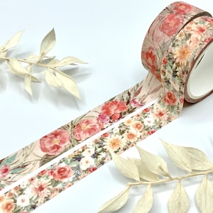 Washi Tape Samples - Rosen - Mohnblumen