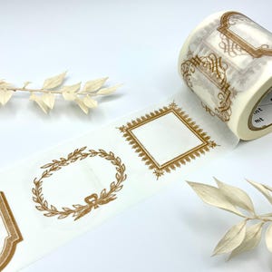 Washi Tape Samples - goldene Rahmen - MT ex (frame gold) - B-Ware