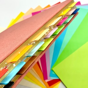 Tabs - Lesezeichen - Planer Unterteilung - viele verschiedene Farben zum Auswählen - handgemacht