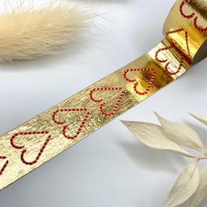 Washi Tape Samples - Zuckerstangen mit goldenen Details - Rico Design / Paper Poetry