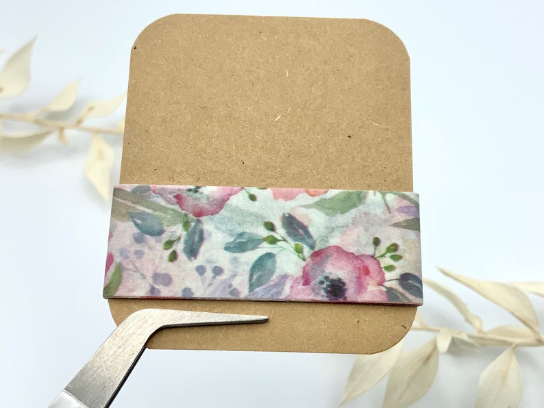 Washi Tape Sample Karten oder einzelne Samples Frühling Libellen / Blumen / Aquarell / Wald Blumen 2 - 1 Meter