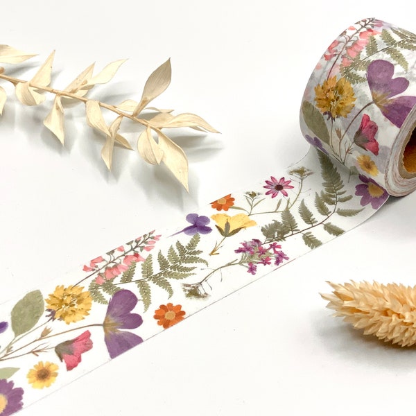 Washi Tape Samples from America - Flowers / Plants wide