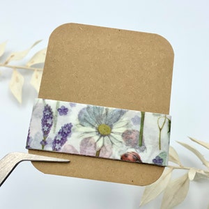 Washi Tape Sample Karten oder einzelne Samples Frühling Libellen / Blumen / Aquarell / Wald Blumen 1 - 1 Meter