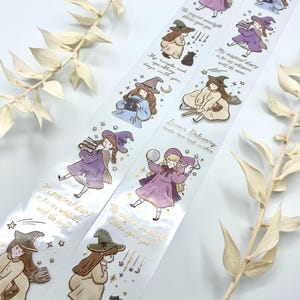 PET Tape - Notebook Therapy - Lunar Delivery - Goldene Details - Katzen -Hexen - Vintage