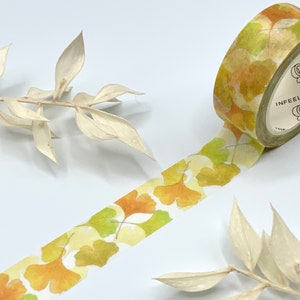 Washi Tape Samples - Herbst - Ginko Blätter
