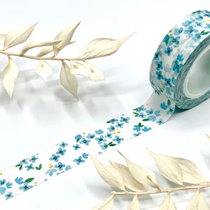 Washi Tape Samples - Carta Bella - Blaue Blumen