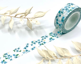 Washi Tape Samples - Carta Bella - Blaue Blumen