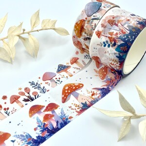 Washi Tape Samples - Pilze breit und schmal bunt