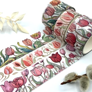 Washi Tape Samples - Tulpen - Frühling