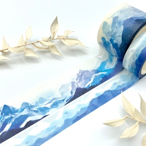 Washi Tape Samples - Blaue Berge