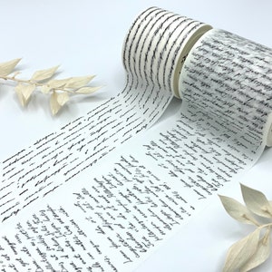 Washi Tape Samples - Vintage - Schrift