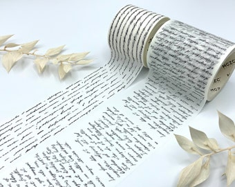 Washi Tape Samples - Vintage - Schrift