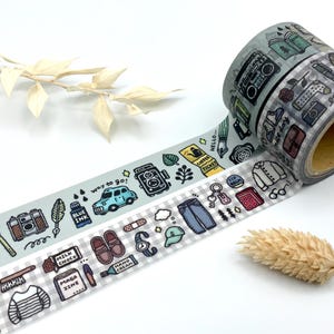 Washi Tape Samples - Vintage - Objekte - Alltagsgegenstände - Hello Small Things - Papier Platz