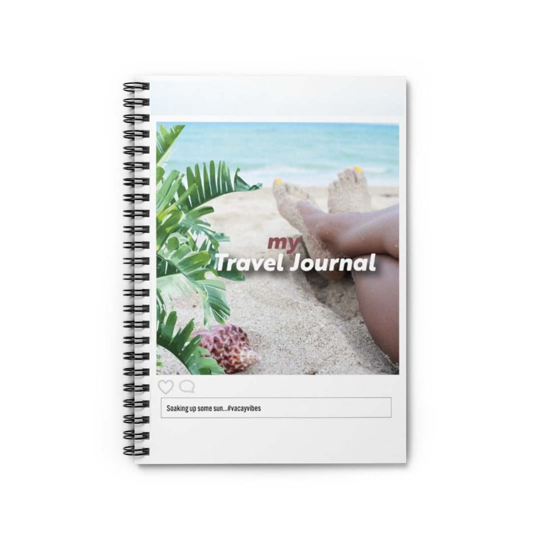 Spiral Notebook - Ruled Line | Writing Journal | Summer Travel Journal ...