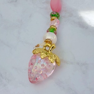 Strumento per extension per capelli fatto a mano / Infila perline / Strumenti per parrucchieri / Fragola