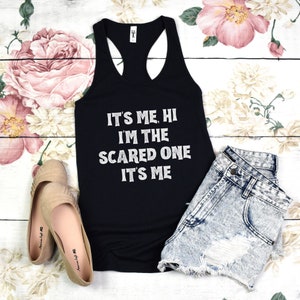 I'm the Scared One Tank Top | Halloween Horror Nights Tank, HHN Sleeveless, Universal Orlando, Spooky Season, Theme Park Fan, Scared, Funny