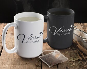 Velaris 15oz Mug - ACOTAR Fan Gift, Night Court, High Lady, High Lord, SJM Fan Gift, ACOTAR Coffee, Feyre Tea Drinker, Mug for Rhysand