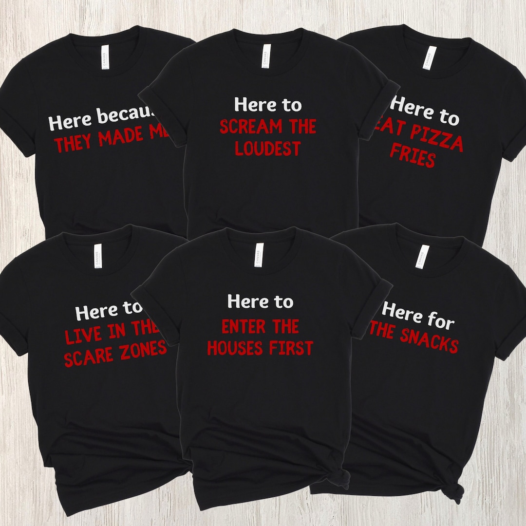Group HHN Shirts Matching Howloscream Tees, Halloween Horror Nights T
