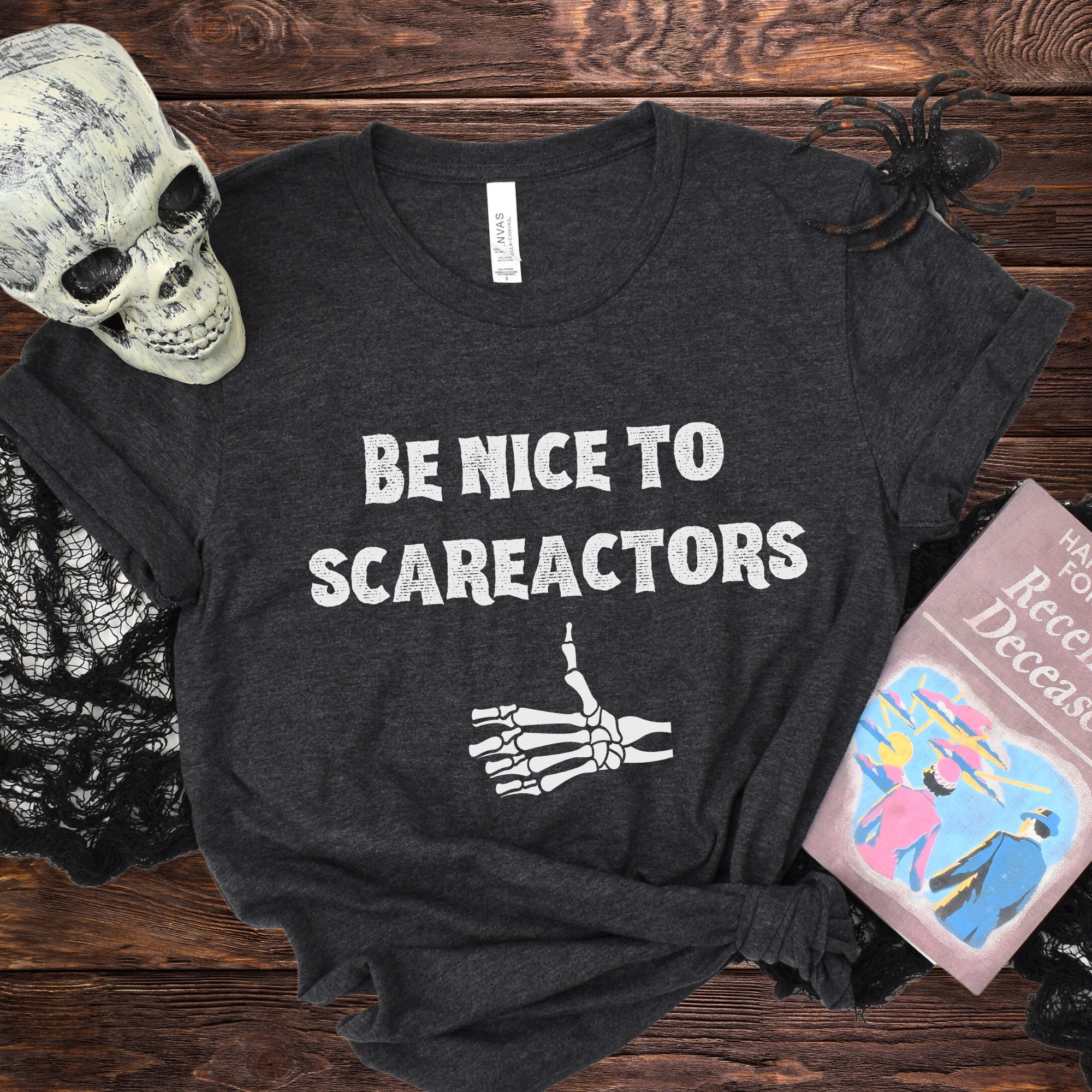 Be Nice to Scareactors Shirt | Halloween Horror Nights T-Shirt, HHN Tee Shirt, Universal Orlando, Spooky Season, Theme Park,  Howl-O-Scream