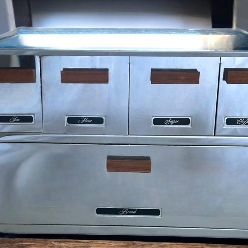 Vintage Breadbox Etsy