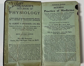 1912 Gould & Pyle's Cyclopedia of Practical Medicine + Surgery 2nd Ed. Antique Medical Reference Book Gift for Students Doctors Nurses Osteo